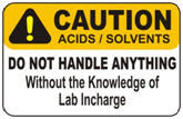 chemical safety signage
